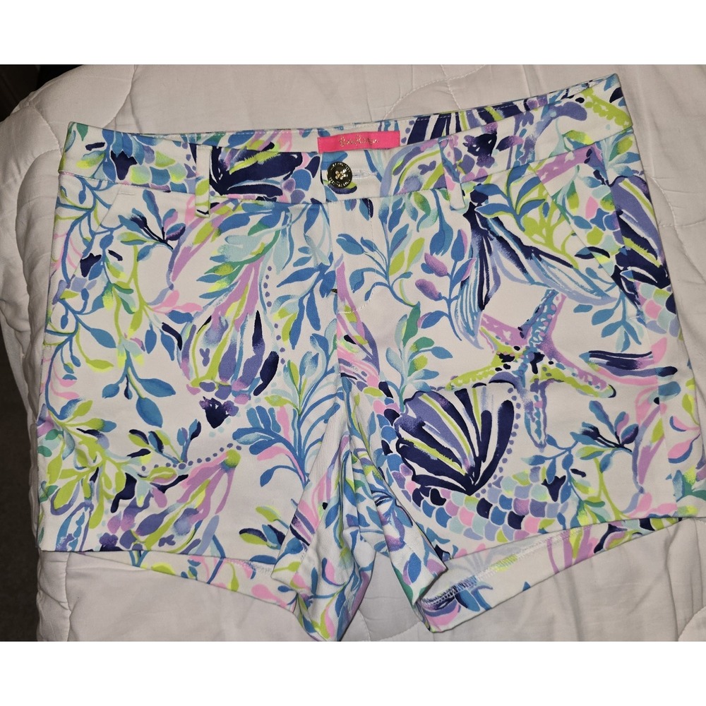 Lilly Pulitzer Callahan Knit Women's Shorts Size 6 EUC- 5" Inseam